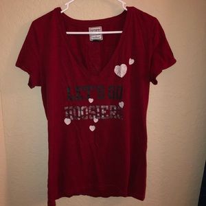 Hoosiers IU V-Neck T-shirt